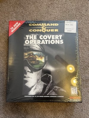 Command & Conquer: The Covert Operations - Factory Sealed - Big Box PC - 1996