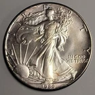 1986 Toned American Silver Eagle 1 oz .999 Fine ~ US Mint First Year $1 ASE