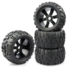17mm Hex Wheels And Tires Rc Truck Tire And Rims Wfoam Inserts For 18 Krato...