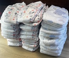Lot of 36 Huggies Snug  Dry  Pampers Disposable Diapers Mickey Mouse Size 3