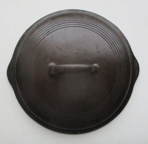 Vintage Wagner Ware Sidney O E 1068 Drip Drop Skillet Ring Top Lid