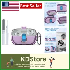 Protective Case for Beats Solo Buds: Dual Lock  Cleaning Tool Included