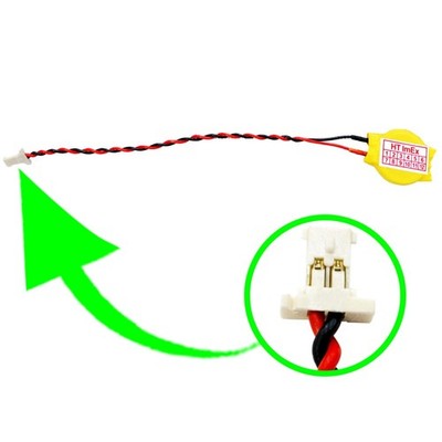 CR1632 RTC Bios CMOS Batterie Anschluss 6,3 x 2,7mm für Huawei Notebook Laptop