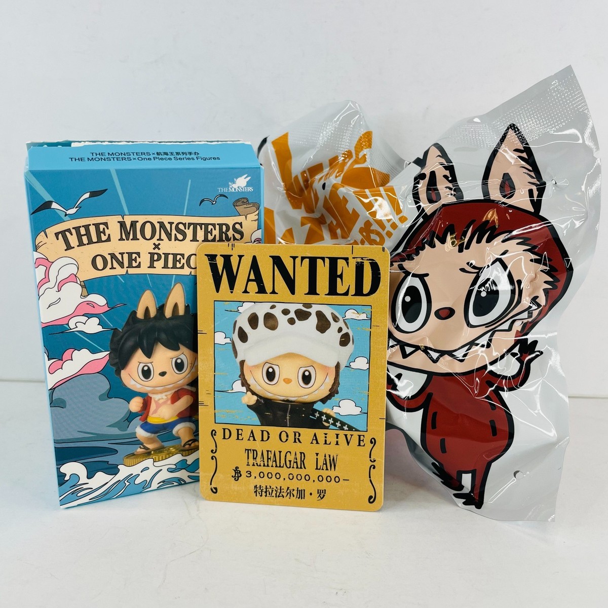 POP MART Labubu The Monsters x One Piece Figure Toy Doll