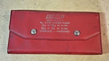 Lufkin No. S-77C Radius Gage 1/64” to 1/2”