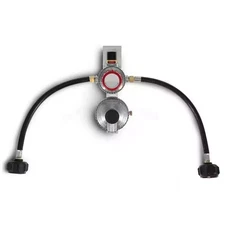 2-Stage Auto Changeover LP Propane Gas Regulator With Two 12 Inch Pigtails