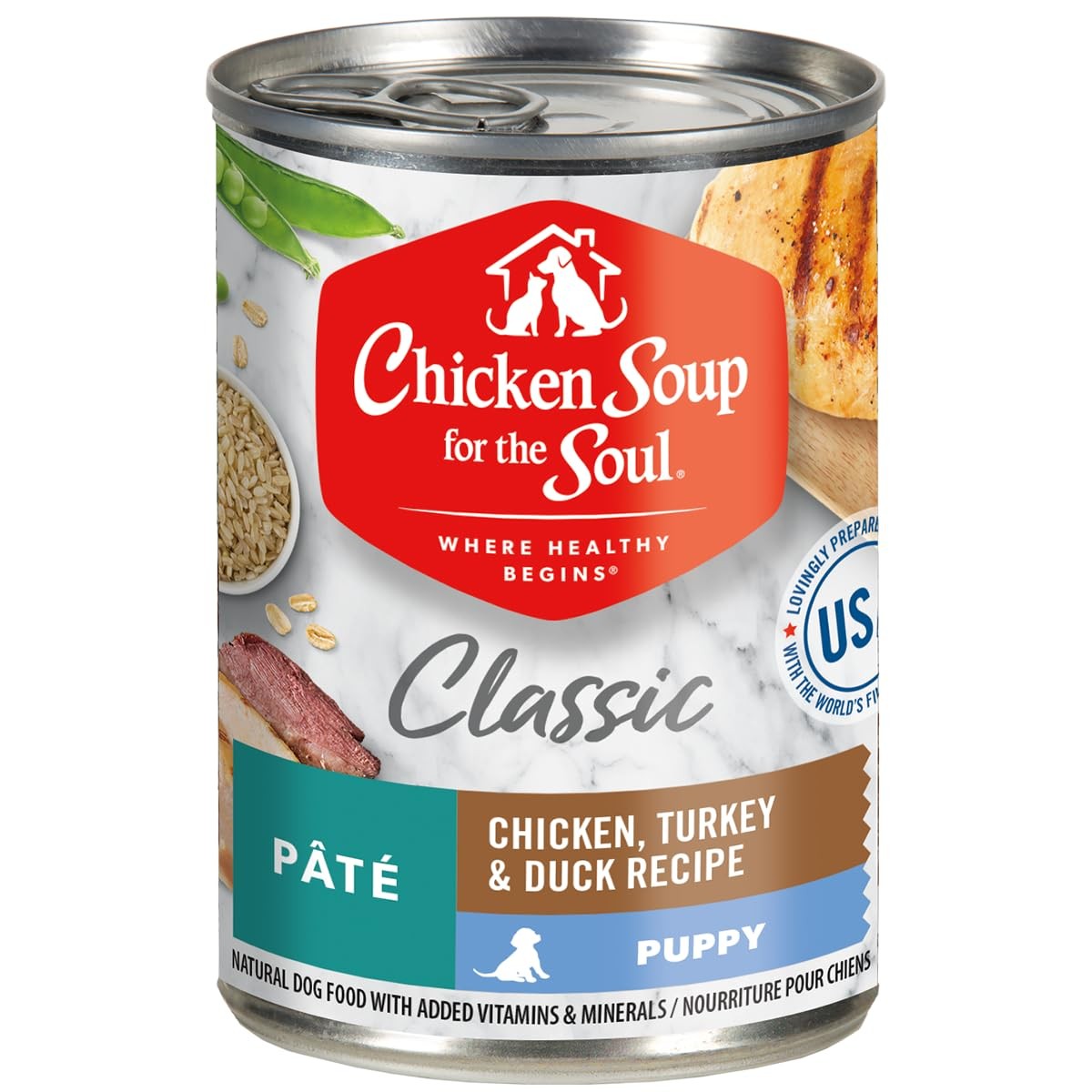 All Natural Premium Wet Puppy Food, Real Meat First Ingredie