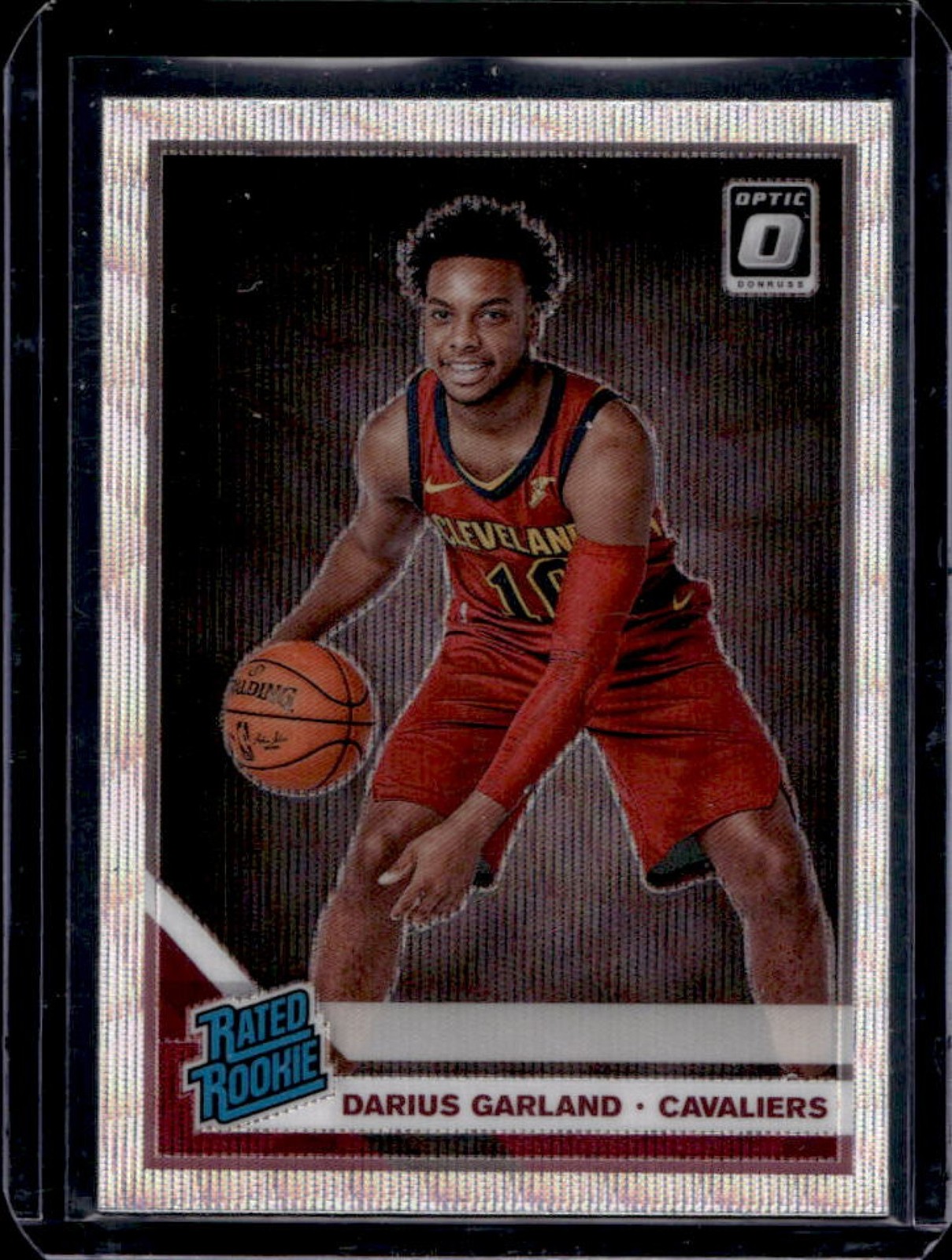 2019-20 Panini Donruss Optic Darius Garland Fanatics Silver Wave Rookie RC #195