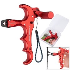 Bogenschie&szlig;en Compound Bogen Release Aids 4 Finger Trigger Grip Caliper Daumen