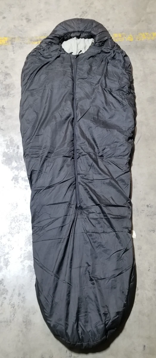 USMC Military Black Extreme Cold Weather Sleeping Bag NSN 8465-01-608-7503 USED