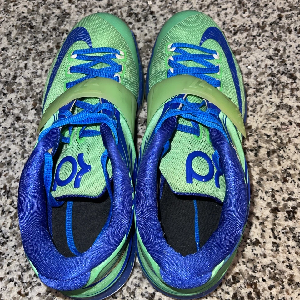 Nike KD 7 VII WEATHERMAN blue Green Women 8.5 men 7 Kevin Durant!! - Image 3 of 4