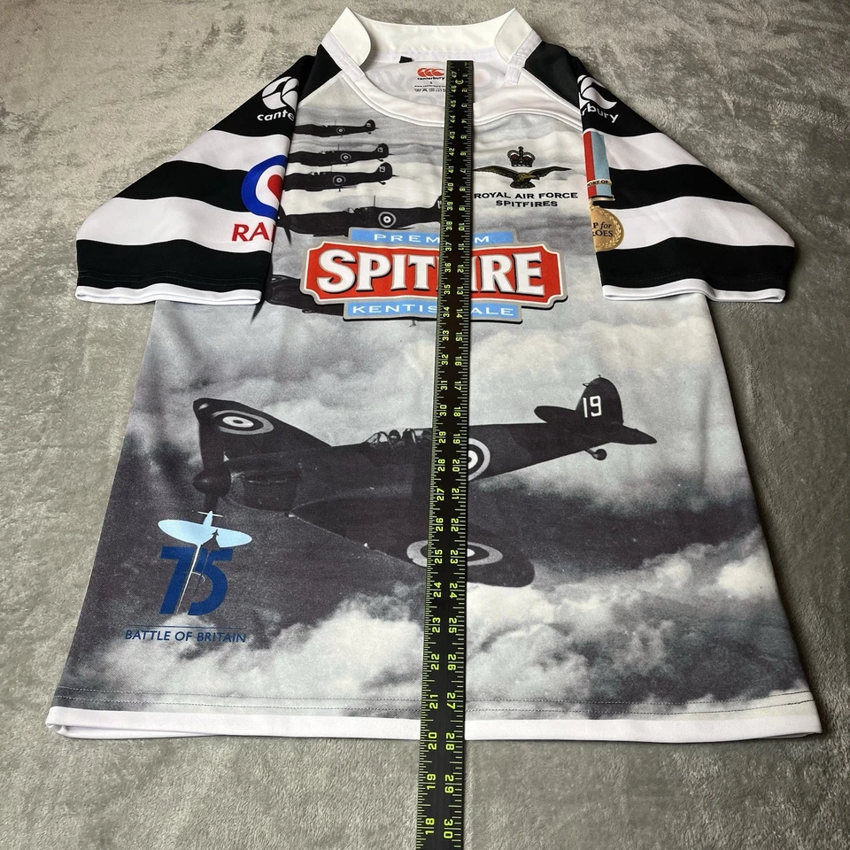 Royal Air Force RAF Spitfires 2012 - 2013 Canterbury Rugby Shirt | Men's Small - Image 2 of 4