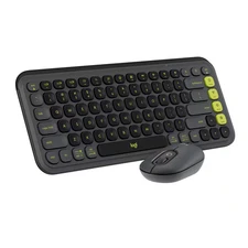 Logitech - POP ICON COMBO Compact TKL Wireless Bluetooth Keyboard and Mouse B...