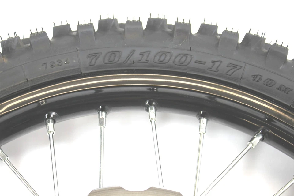 Roda dianteira 2025 Kawasaki KX85 OEM 17" x 1.40 aro 41090-0101-WC - Imagem 2 de 4