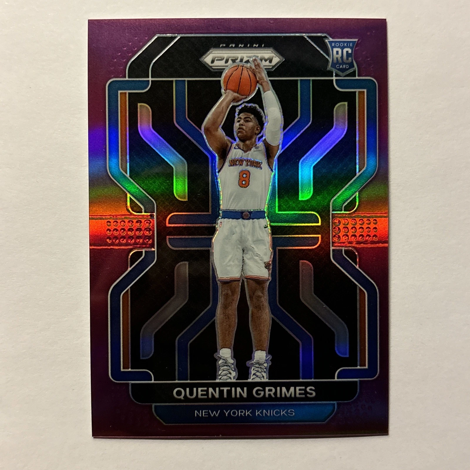 2021-22 Panini Prizm - Quentin Grimes #285 Purple Prizm /99 (RC)
