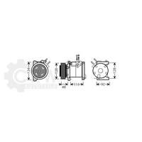 Kompressor Klimaanlage FüR Chrysler Voyager IV 3.3 Bj.00-08