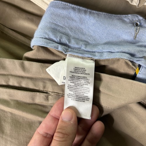 Polo Ralph Lauren Uomo Pantaloni Chino Elasticizzati Vestibilità Dritta Taglia 40x32 Beige - Foto 6 di 13