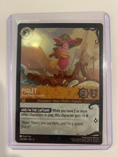 Ravensburger Disney Lorcana TCG Piglet - Pooh Pirate Captain 223/204 EN Holo