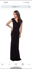 Bridesmaids or Mother of the bride/groom black dress. Size 8. Brand is La Femme