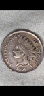 1866 Indian Cent Fine Details.  Old Cleaning.  Free Shipping.