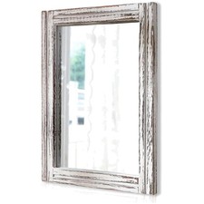 20"x16" Decorative Rustic Wall Mirror – Ideal for Entryways and Living Rooms