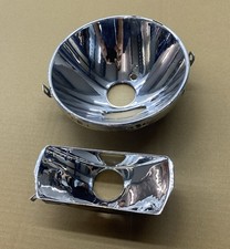BOSCH Haupt Nebel Scheinwerfer Reflektor BiLux Mercedes W114 W115 NEU VERCHROMT