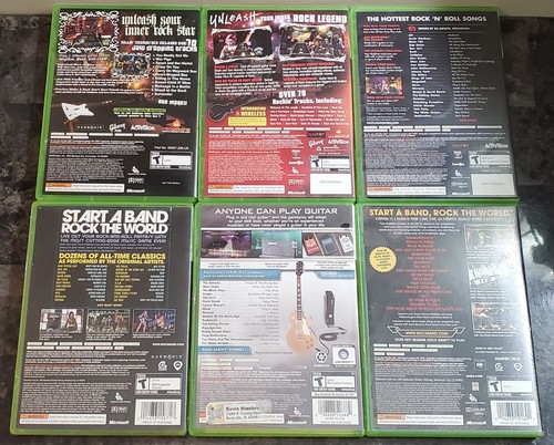 (6) Microsoft Xbox 360 Game Lot #25 - Picture 2 of 3