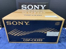 -SEALED - NEW IN BOX - Sony 300 Disc CD/DVD Changer Player CDP-CX355