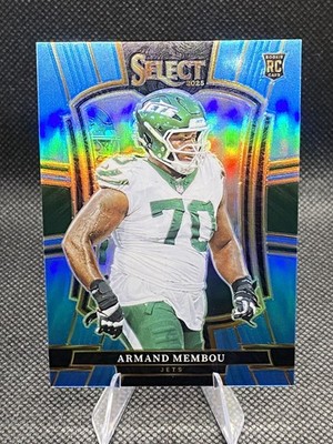 2025 Panini Select Armand Membou Rookie (RC) Premier Light Blue Prizm /99