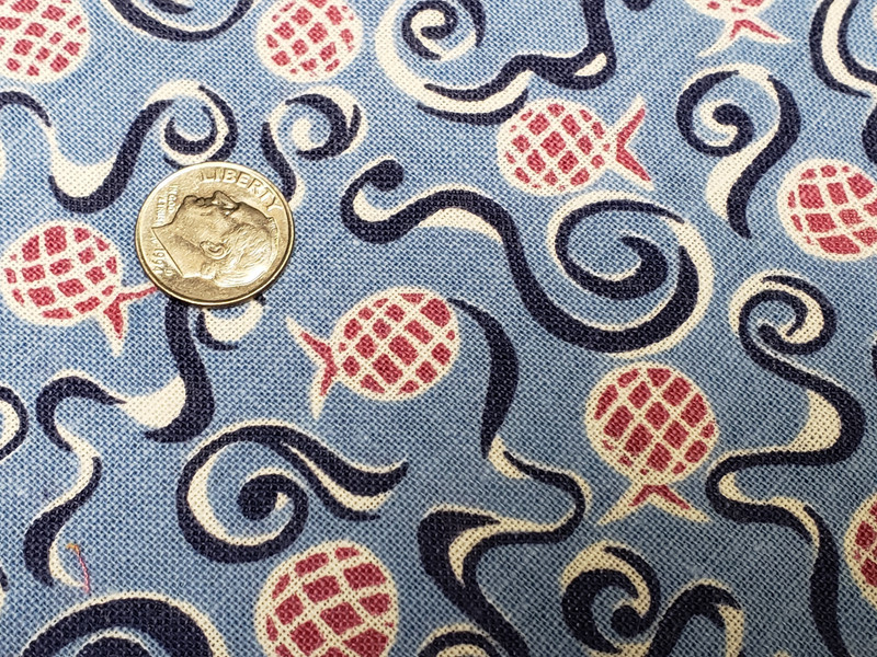 BEST Vintage Feedsack Flour Sack Fabric Ribbons Novelty 40s Remnant Quilt Estate
