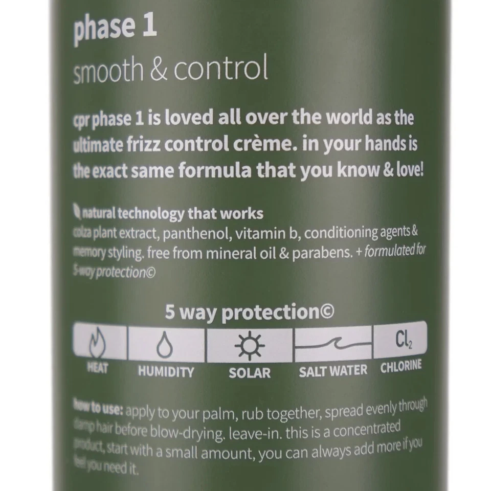 3x Vitafive CPR FRIZZY Phase 1 Smoothing Creme 500ml DAILY POST 3x Vita5 Phase 1 - Image 4 of 4