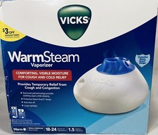 NIB VICK  S Warm Steam Vaporizer Cough  Cold Relief