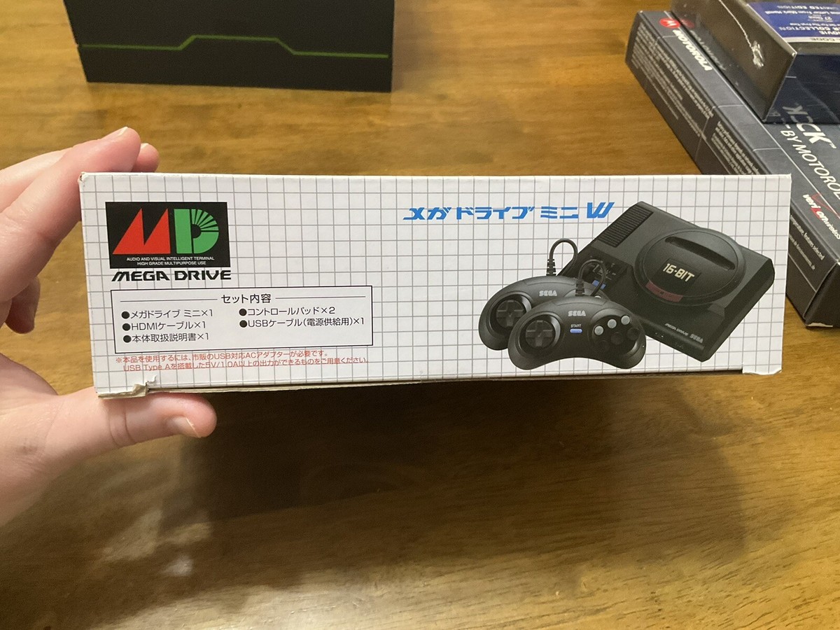 NEW]Sega Mega Drive w Mini Console Japanese Version NIB /w 2