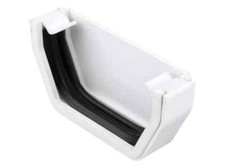 Wavin OSMA Squareline Gutter  stopend external 4t811 white