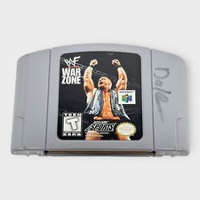 WWF War Zone Nintendo 64 1998 Wrestling Acclaim Sports N64 Authentic Tested