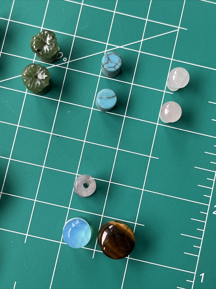 13 Pairs Multi Stone Multi Size Ear Gauge Plugs View 6