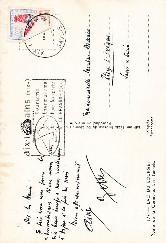 73 AIX LES BAINS LAC DU BOURGET eBay