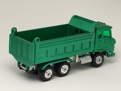 Vintage Tomy Tomica #52 Green Hino Dump Truck Diecast 1/102 Scale