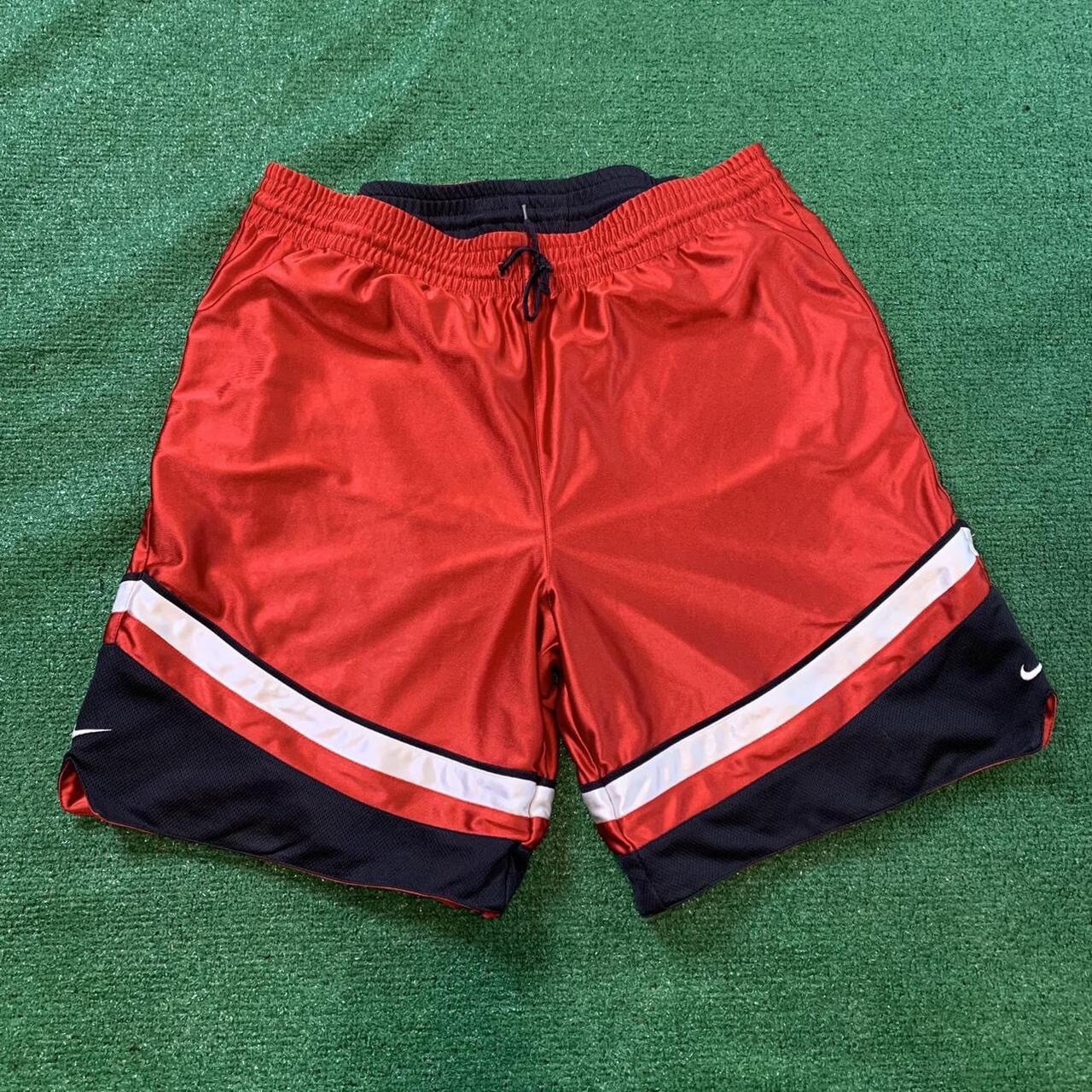 Vintage Nike Reversible Polyester Basketball Shorts, Medium/Large, Red/Black eBay