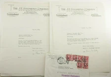 1928 Lamson Goodnow J E Stephens Co Detroit MI Stamps Knives Ephemera P1136B