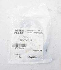 System Plast Panel Clamps Acetal H/D Black 2 Piece w Hardware SF-PCH-14 10972121