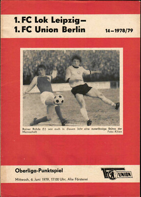 OL 78/79 1. FC Union Berlin - 1. FC Lok Leipzig, 06.06.1979, Rainer ...
