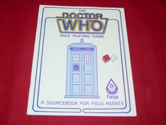 FASA 1985 - THE DOCTOR WHO - Time & Space Role Playing Game (EX) 1st ...