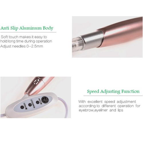 Tattoo Machine Semi Permanent Makeup Microblading Pen for Eyebrow Lip ...