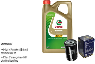 CASTROL EDGE 5 L 5W-30 LL Motor-ÖL+SCT-Filter 10216756