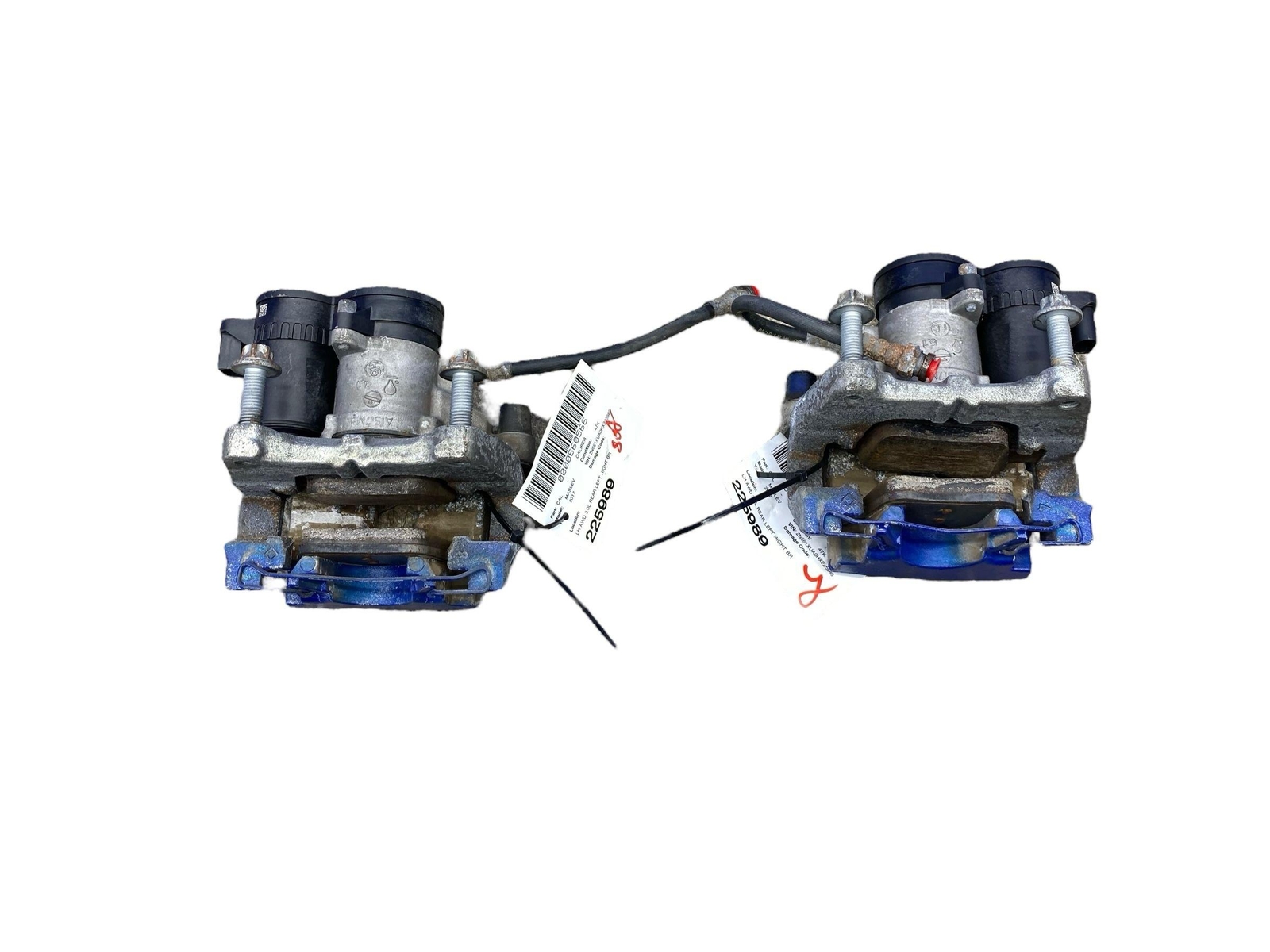 2017-2024 MASERATI LEVANTE AWD 3.0L REAR LEFT RIGHT BRAKE CALIPER *PAINTED BLUE*
