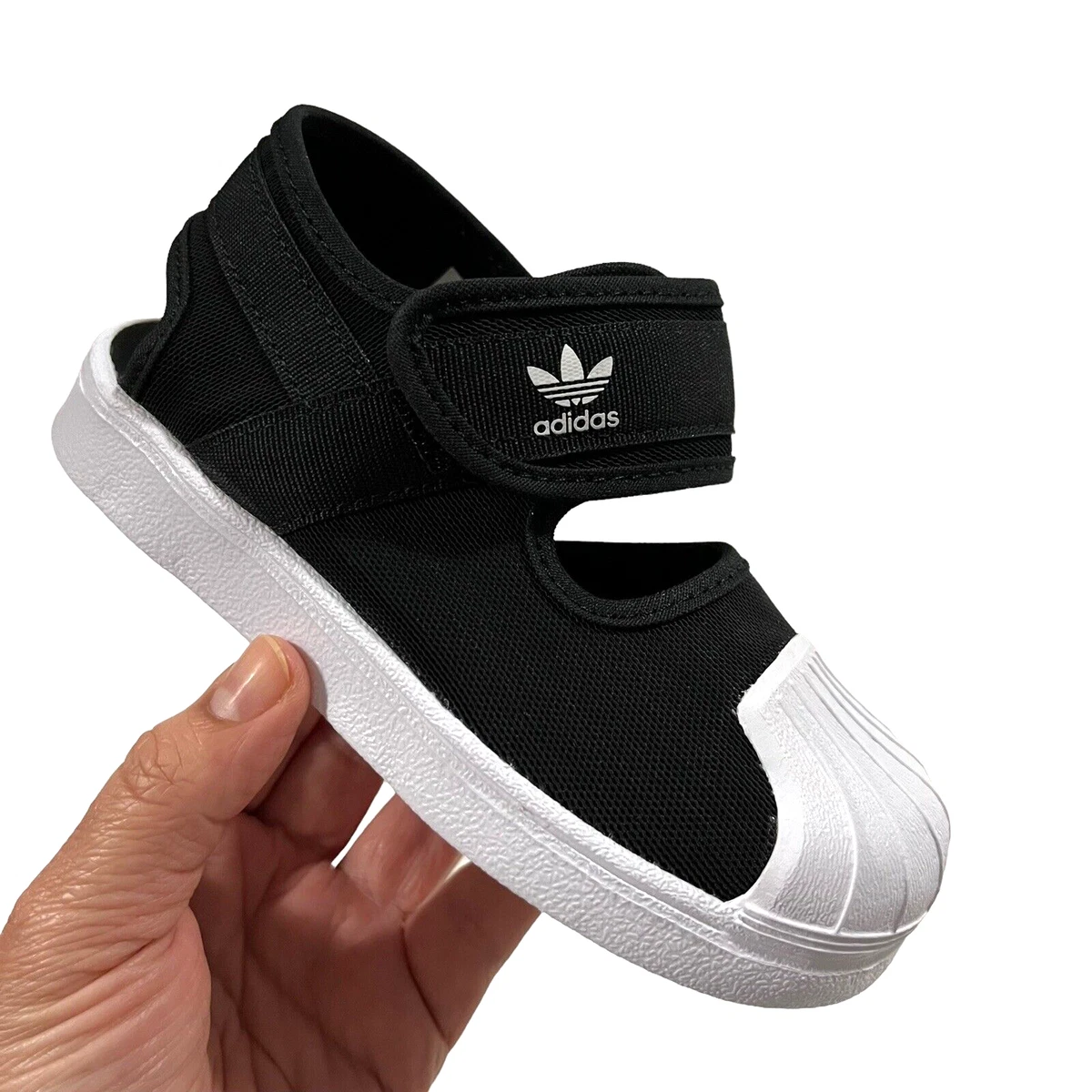 Adidas superstar toddler clearance black