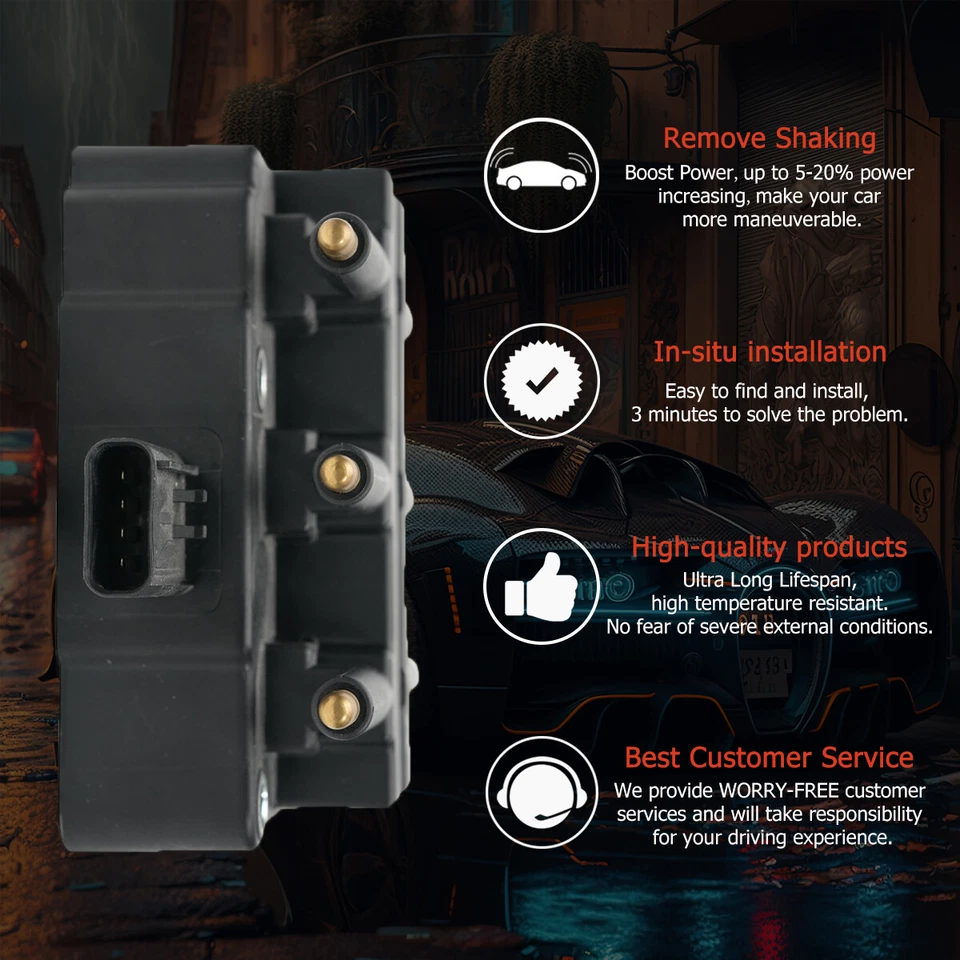 Ignition Coil&Wire&Plug For Chrysler Town Country Dodge Grand Caravan 3.3L UF305 Foto 4 de 4