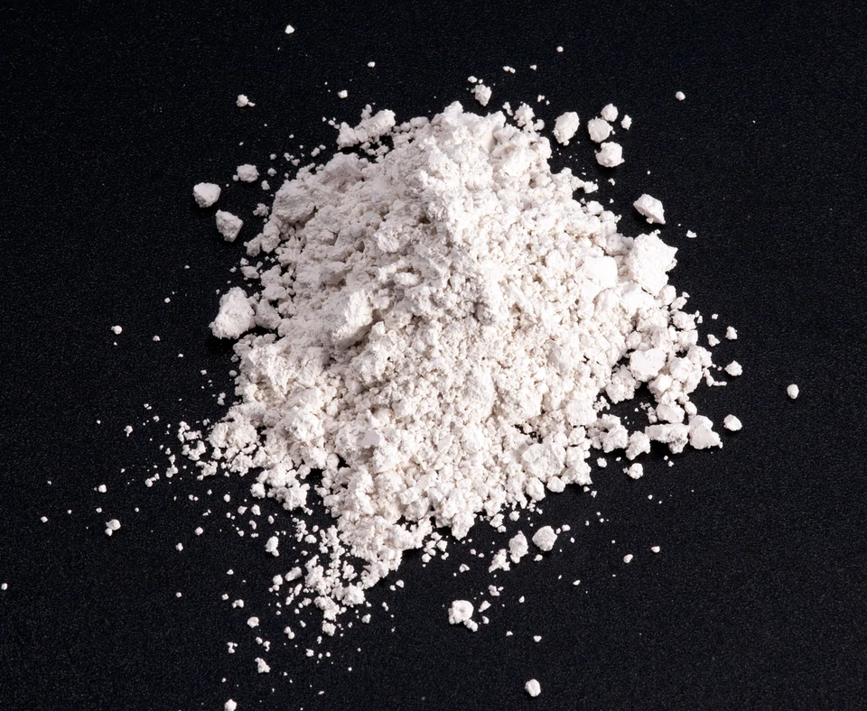 Poudre de carbonate de calcium CaCO3, charge de craie calcaire fine, 100 g–25 kg - Photo 1/1