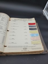 1959 Dupont Chrysler Imperial Colors Paint Chip Swatch Sheet Bulletin No 26